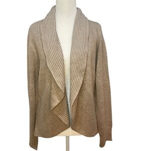 H&M Tan Women's Open Front Cardigan